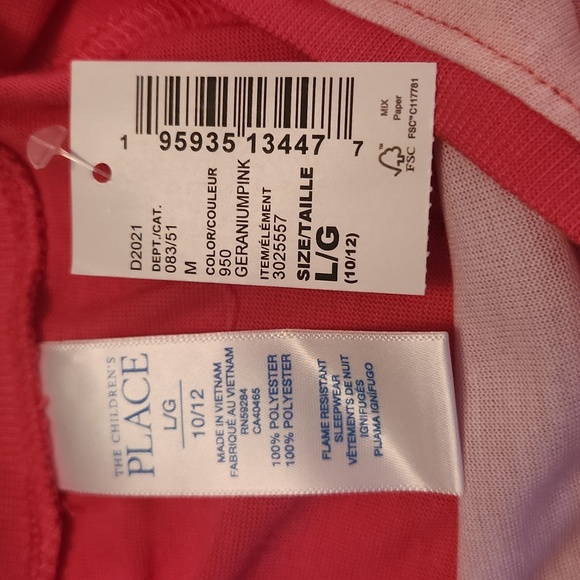 O26  3 piece Unicorn Pj / pink play set 1 long sleeve, 1 short & bottoms - Picture 6 of 9